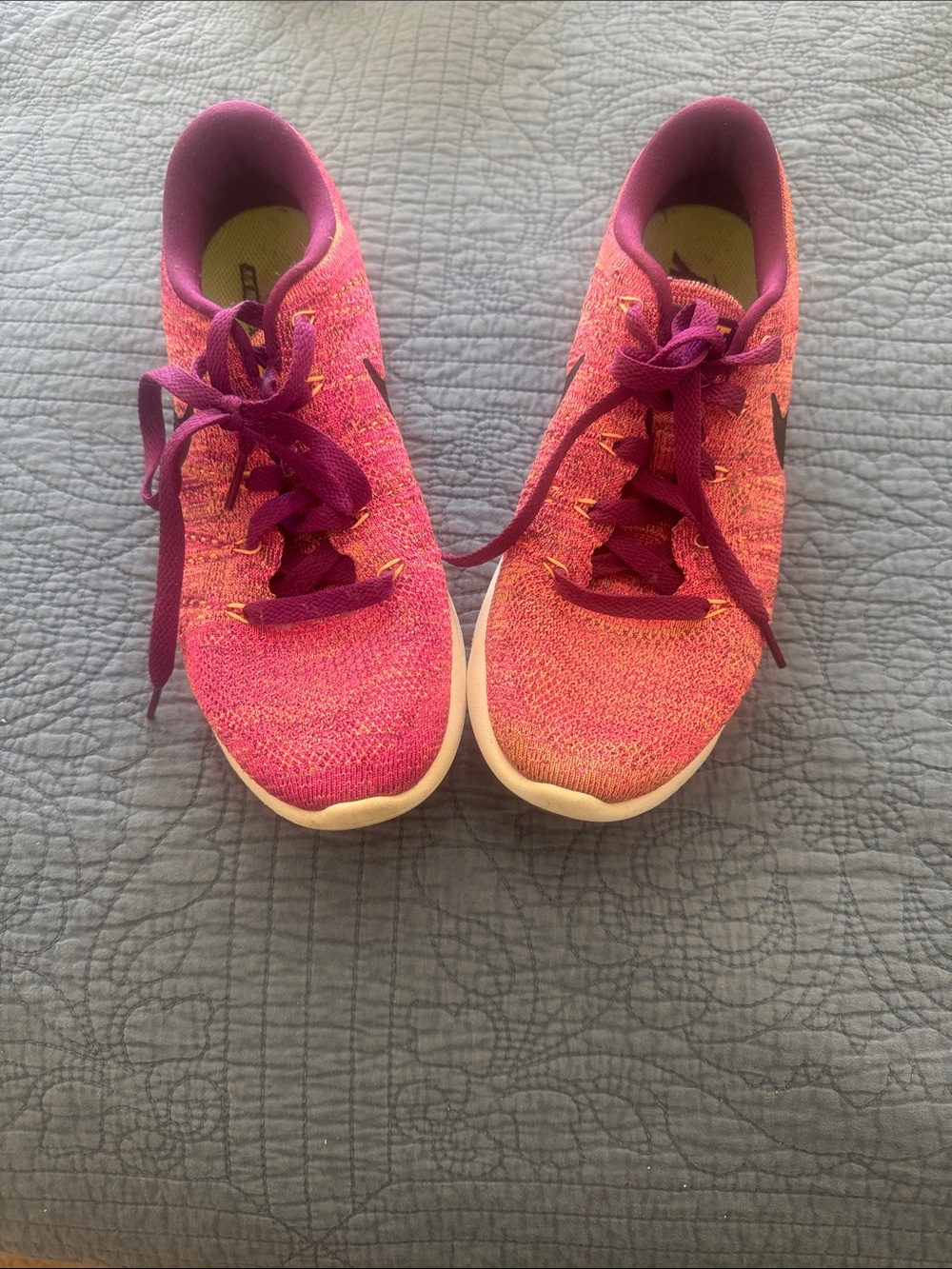 Nike Women’s Pink Knit Athletic Sneakers - Lightweight Comfort